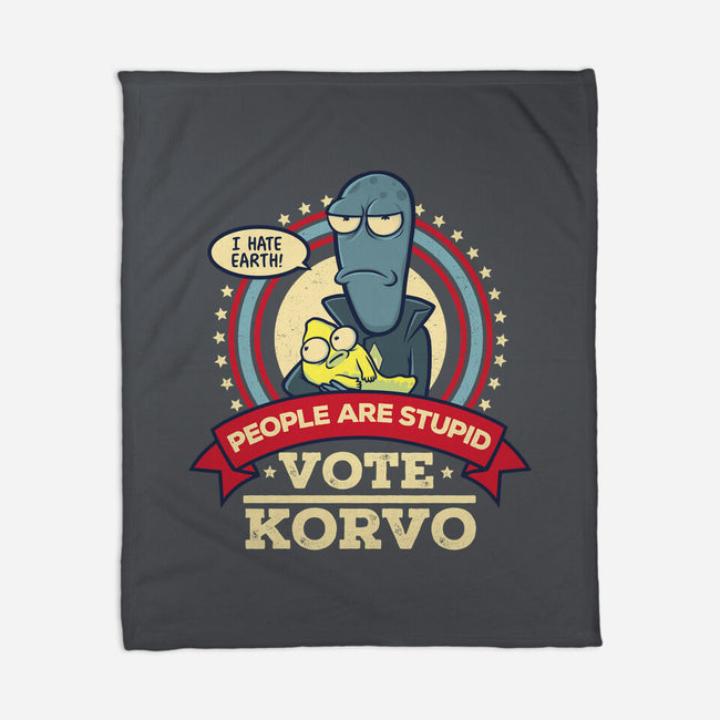 Vote Korvo-none fleece blanket-kgullholmen
