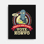 Vote Korvo-none stretched canvas-kgullholmen