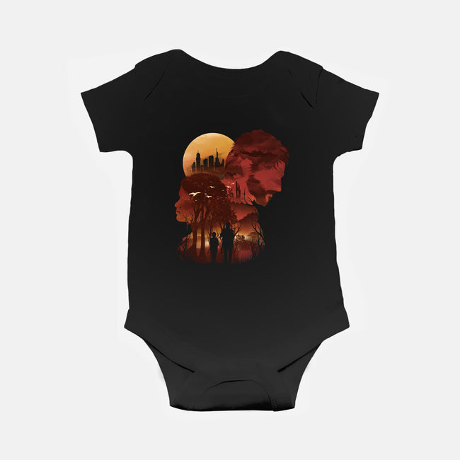 The Last Sunset-baby basic onesie-dandingeroz