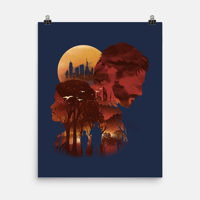 The Last Sunset-none matte poster-dandingeroz