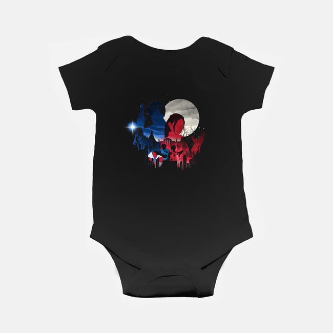 1998 Survivors-baby basic onesie-dandingeroz