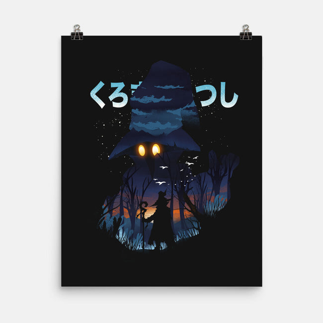 The Black Mage-none matte poster-dandingeroz