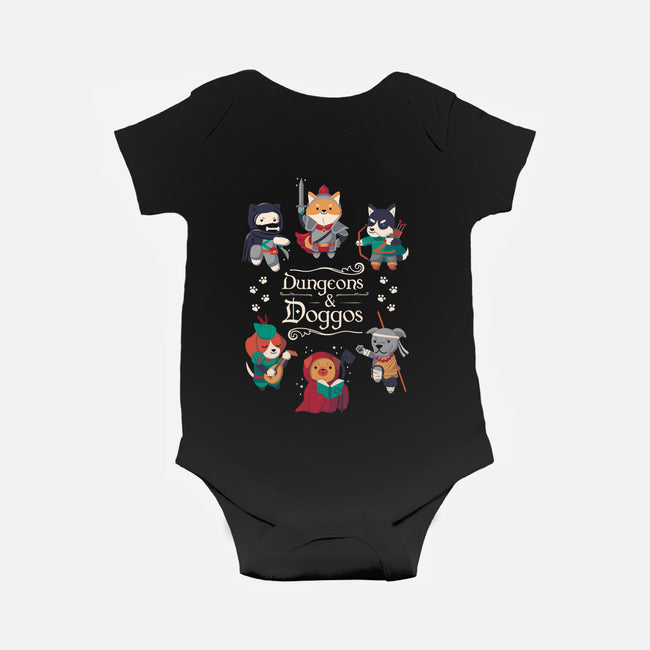 Dungeons & Doggos 2-baby basic onesie-Domii