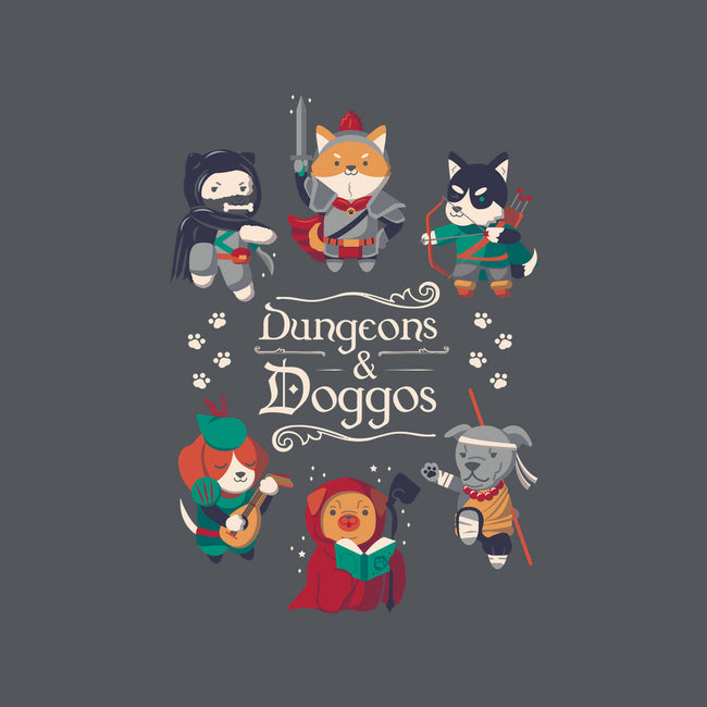 Dungeons & Doggos 2-none removable cover w insert throw pillow-Domii