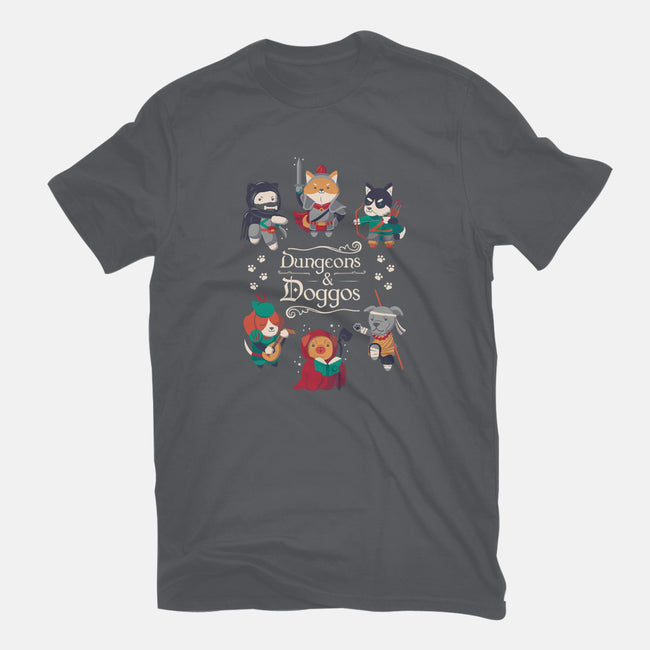 Dungeons & Doggos 2-youth basic tee-Domii