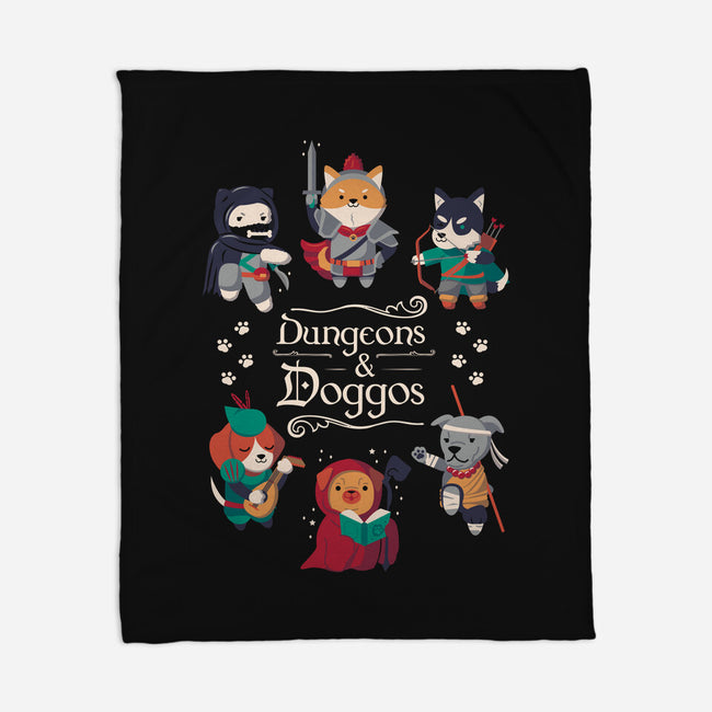 Dungeons & Doggos 2-none fleece blanket-Domii