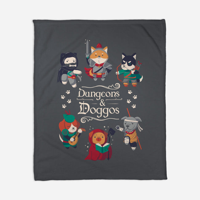 Dungeons & Doggos 2-none fleece blanket-Domii