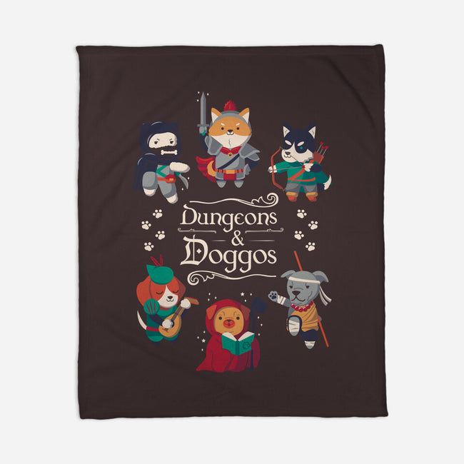 Dungeons & Doggos 2-none fleece blanket-Domii