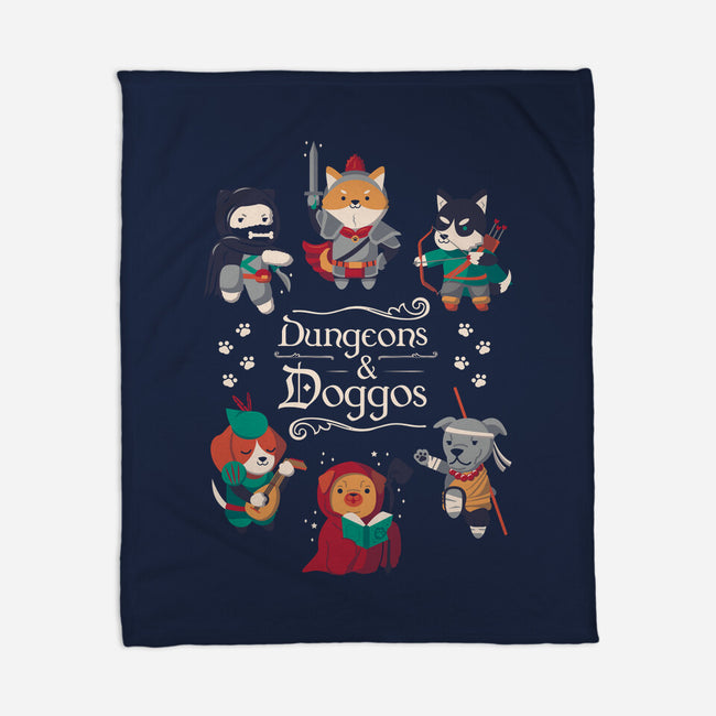 Dungeons & Doggos 2-none fleece blanket-Domii