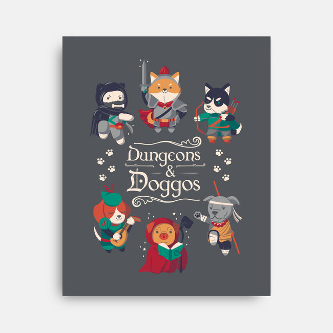 Dungeons & Doggos 2-none stretched canvas-Domii