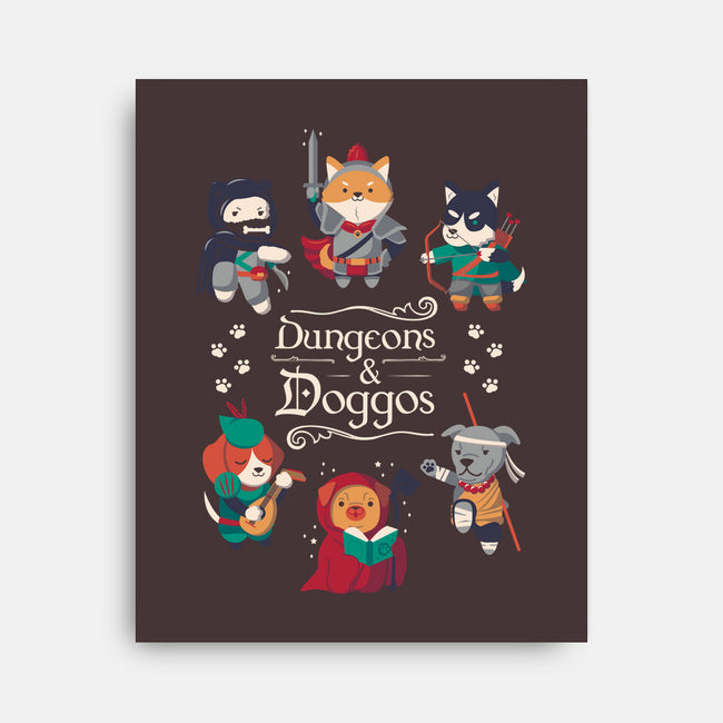 Dungeons & Doggos 2-none stretched canvas-Domii