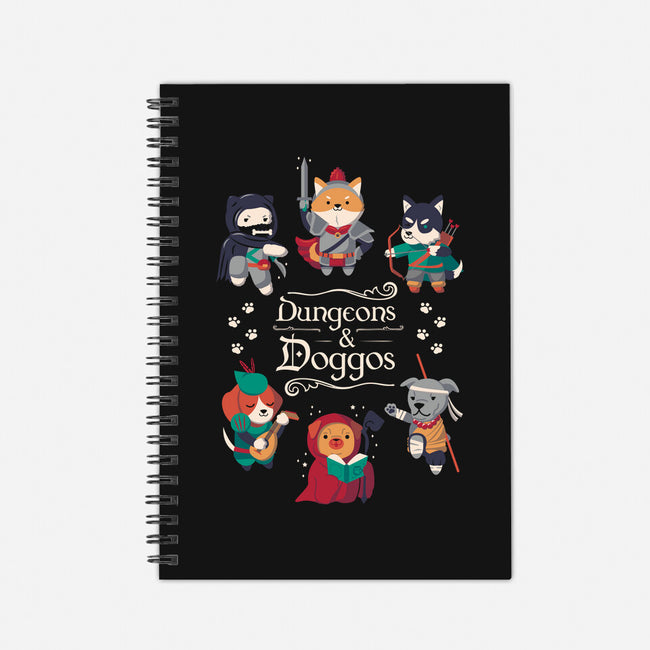 Dungeons & Doggos 2-none dot grid notebook-Domii