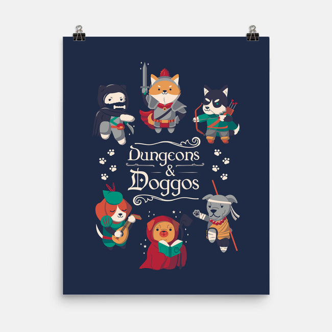 Dungeons & Doggos 2-none matte poster-Domii