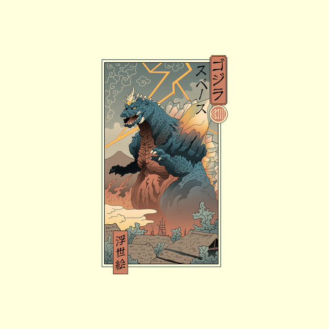 Space Kaiju Ukiyo-E-none stretched canvas-vp021