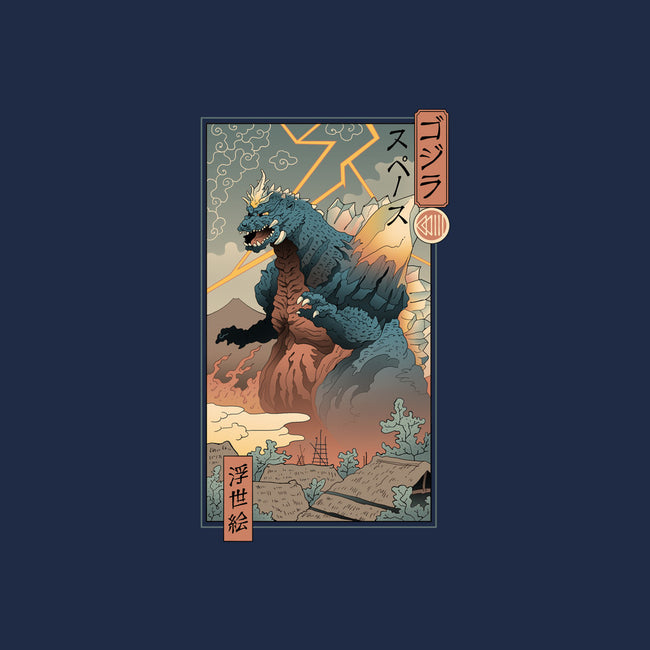 Space Kaiju Ukiyo-E-unisex basic tank-vp021