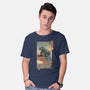 Space Kaiju Ukiyo-E-mens basic tee-vp021