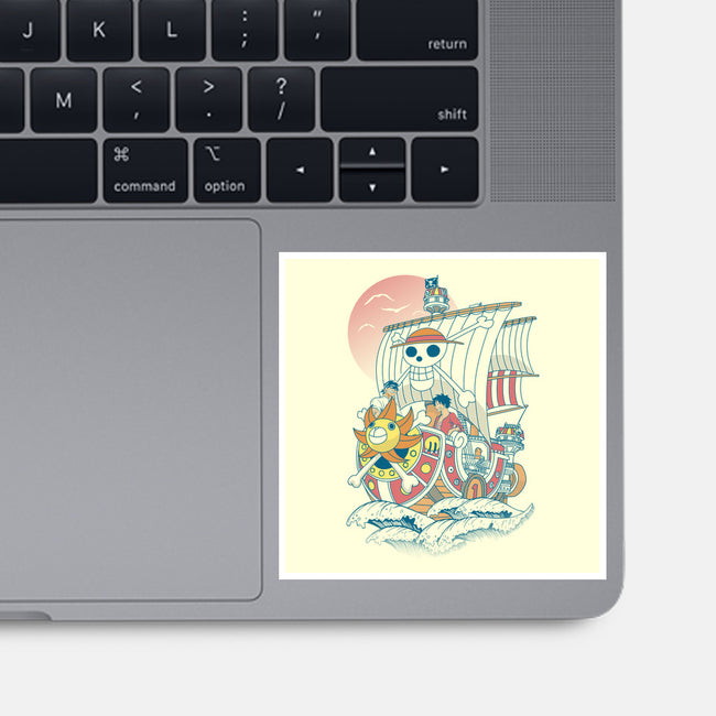 Sunny Ship-none glossy sticker-constantine2454