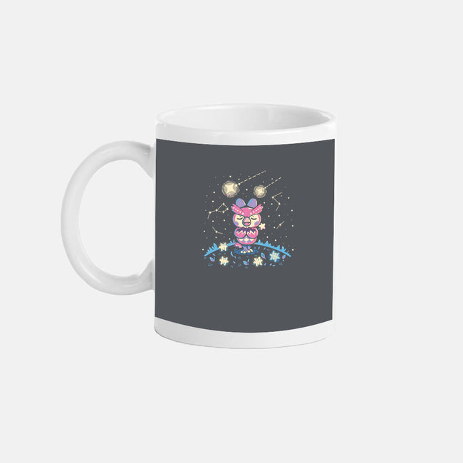 Starry Owl-none glossy mug-TechraNova