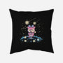 Starry Owl-none non-removable cover w insert throw pillow-TechraNova