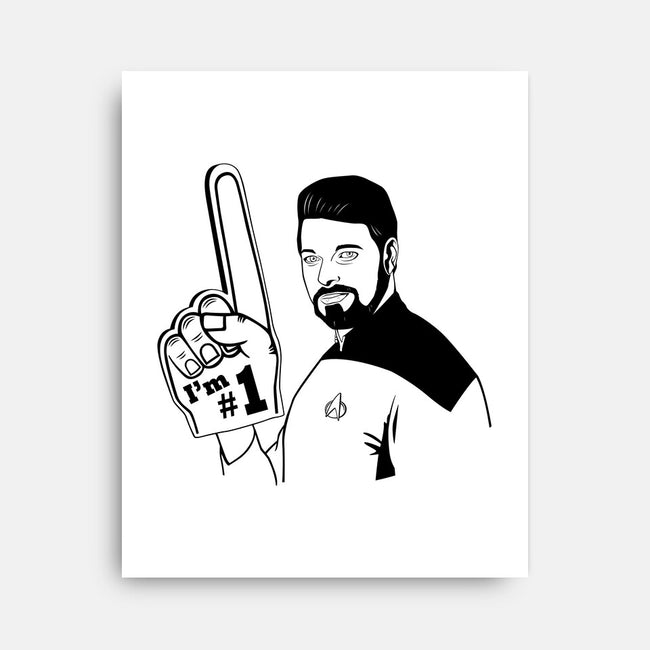 I'm Number One-none stretched canvas-KentZonestar