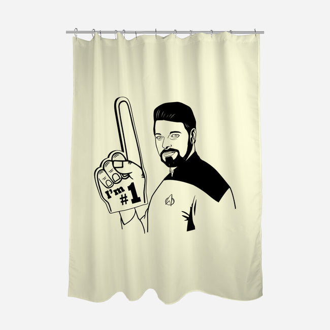 I'm Number One-none polyester shower curtain-KentZonestar