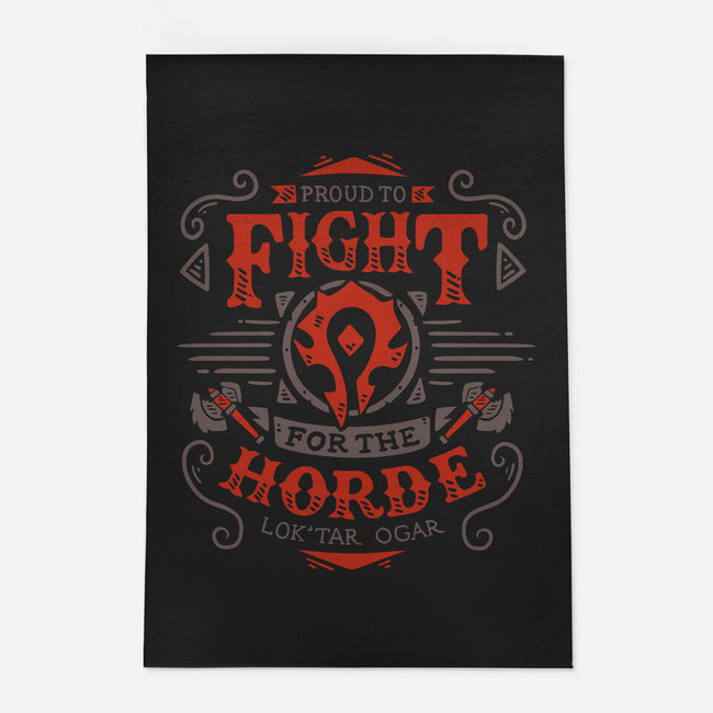 Fight for the Horde-none outdoor rug-Typhoonic