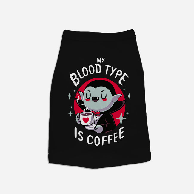 Coffee Vampire-cat basic pet tank-Typhoonic