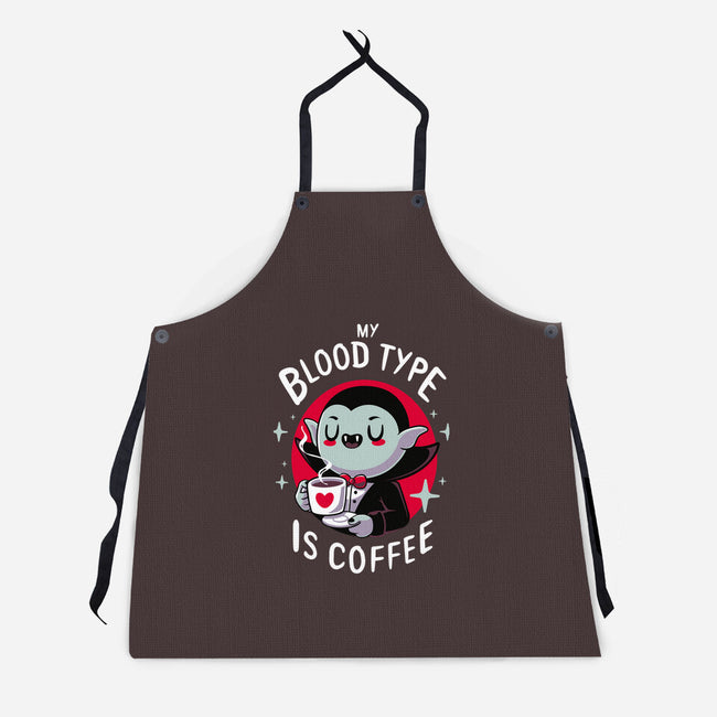 Coffee Vampire-unisex kitchen apron-Typhoonic