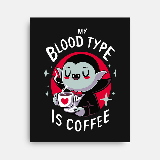 Coffee Vampire-none stretched canvas-Typhoonic