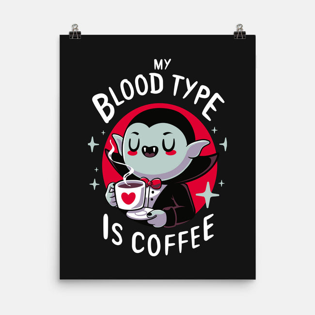 Coffee Vampire-none matte poster-Typhoonic