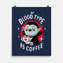 Coffee Vampire-none matte poster-Typhoonic
