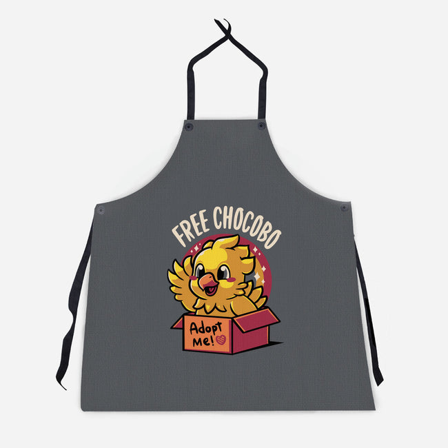 Adopt a Chocobo-unisex kitchen apron-Typhoonic