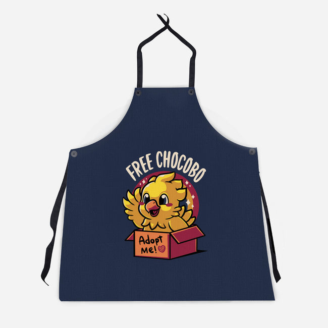 Adopt a Chocobo-unisex kitchen apron-Typhoonic