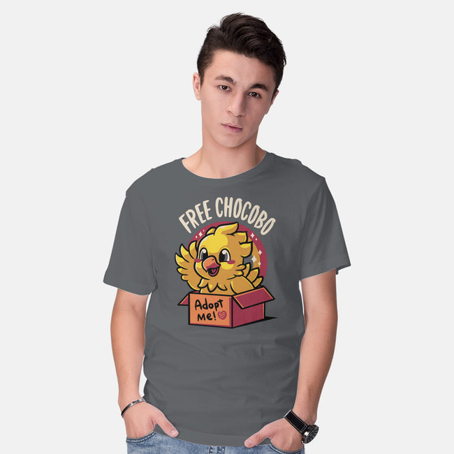 Adopt a Chocobo-mens basic tee-Typhoonic