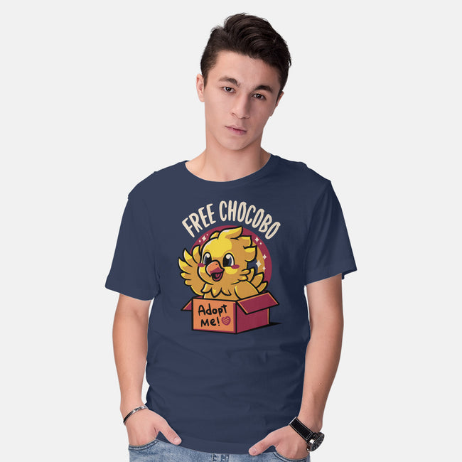 Adopt a Chocobo-mens basic tee-Typhoonic