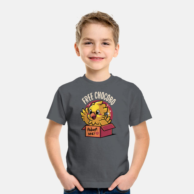 Adopt a Chocobo-youth basic tee-Typhoonic