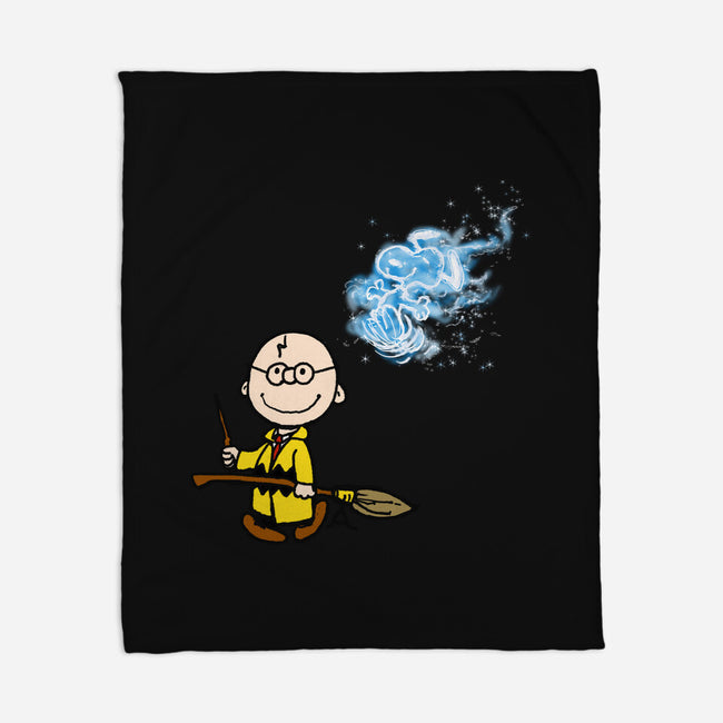Expecto Snoopus-none fleece blanket-kimgromoll