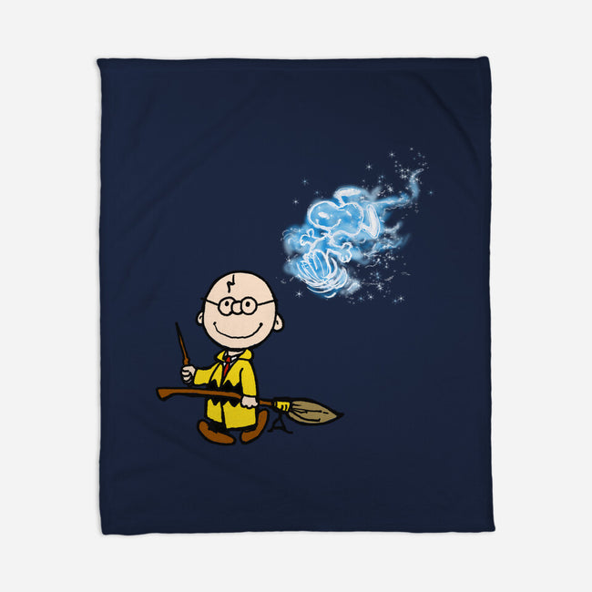 Expecto Snoopus-none fleece blanket-kimgromoll