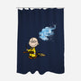 Expecto Snoopus-none polyester shower curtain-kimgromoll
