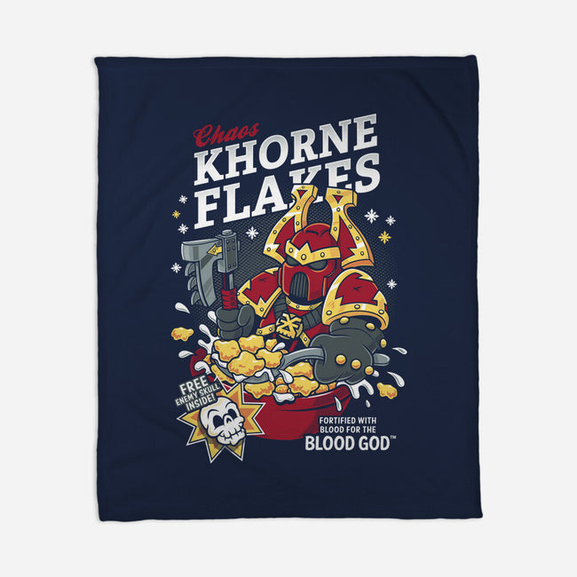 Khorne Flakes-none fleece blanket-Nemons