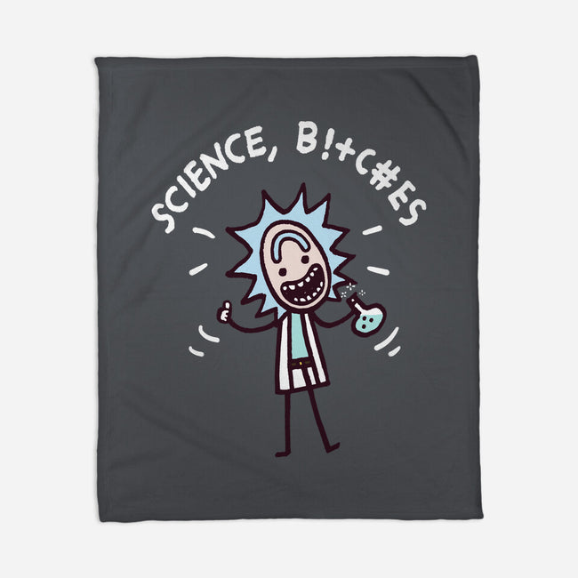 Science Bleep-none fleece blanket-Wenceslao A Romero