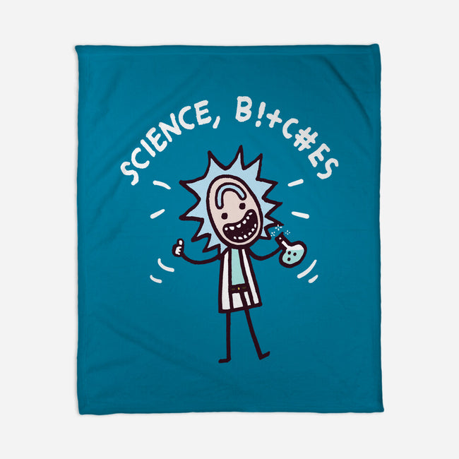 Science Bleep-none fleece blanket-Wenceslao A Romero