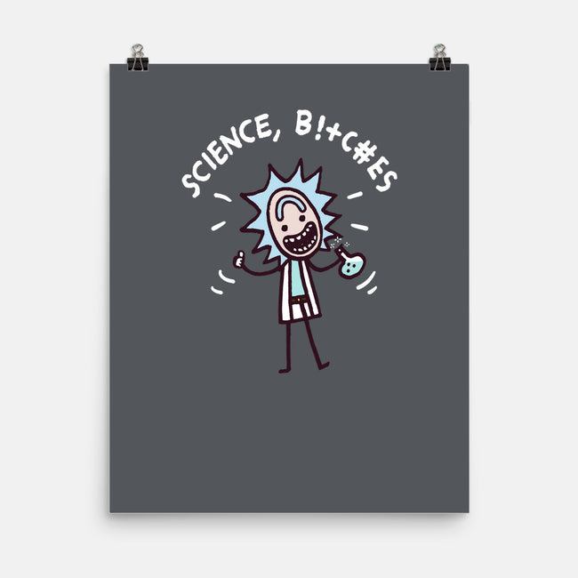 Science Bleep-none matte poster-Wenceslao A Romero