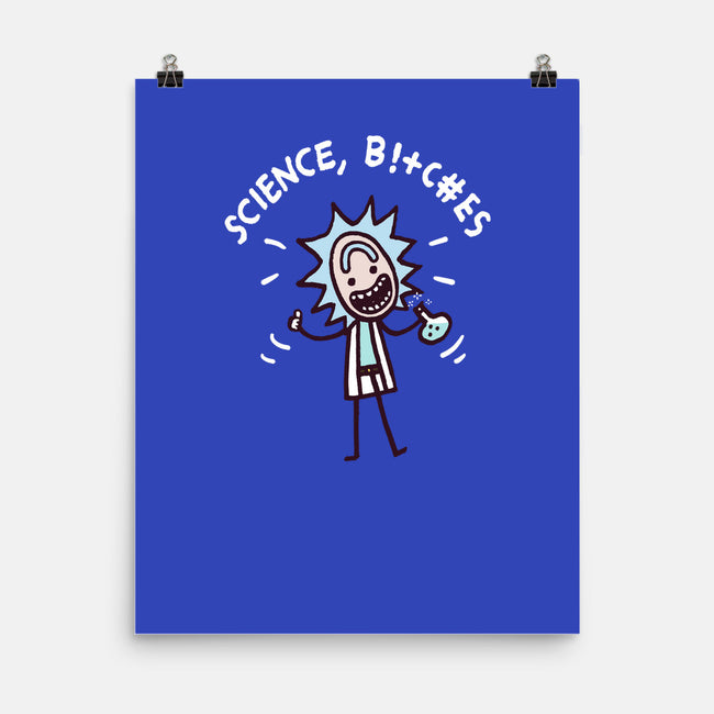 Science Bleep-none matte poster-Wenceslao A Romero