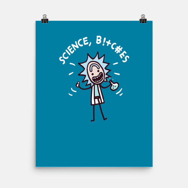 Science Bleep-none matte poster-Wenceslao A Romero