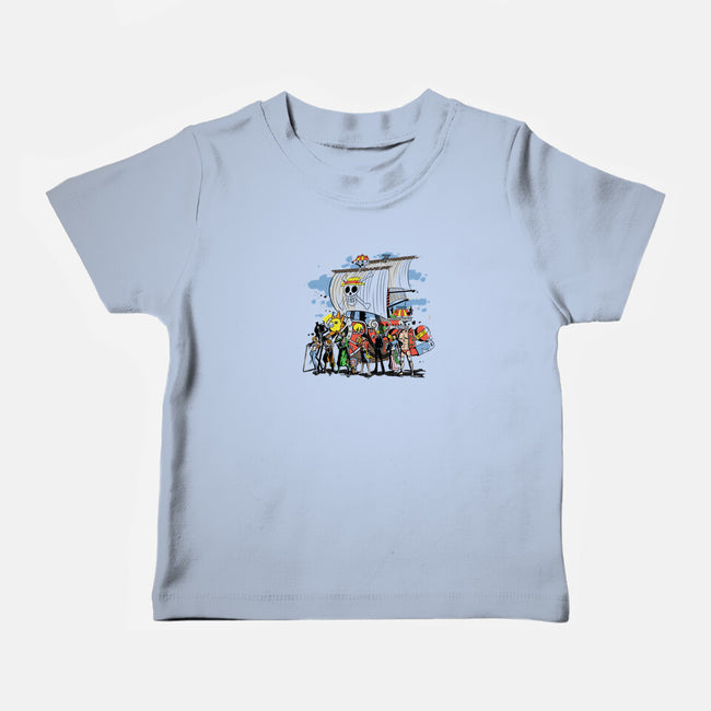 Straw Crew-baby basic tee-fanfabio