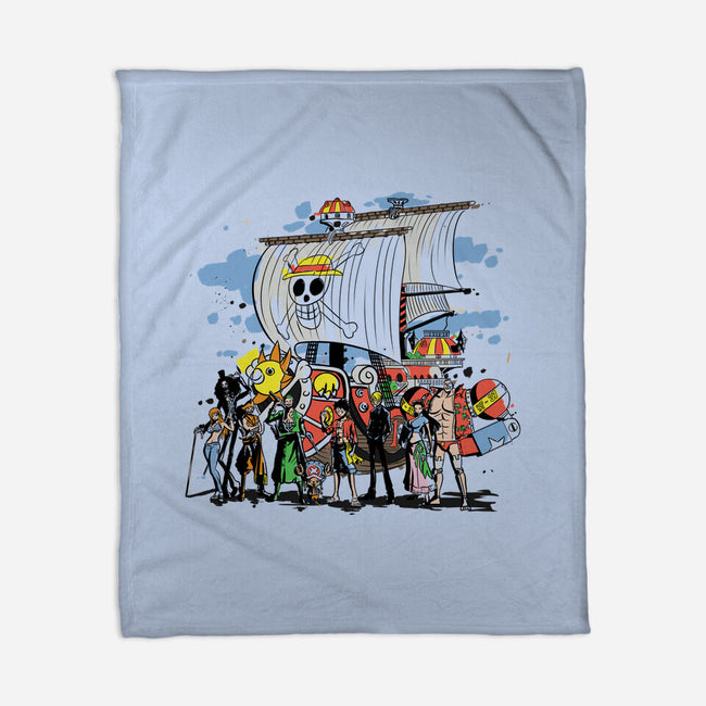 Straw Crew-none fleece blanket-fanfabio