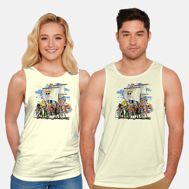 Straw Crew-unisex basic tank-fanfabio