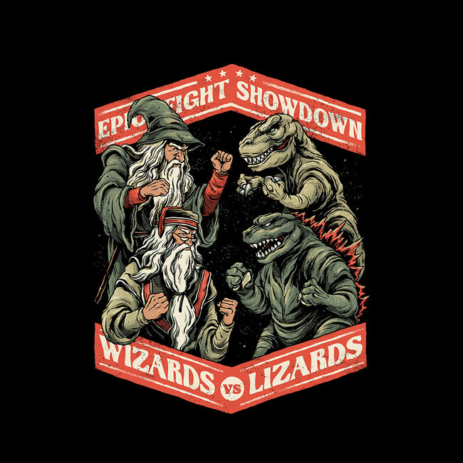 Wizards vs Lizards-mens basic tee-glitchygorilla