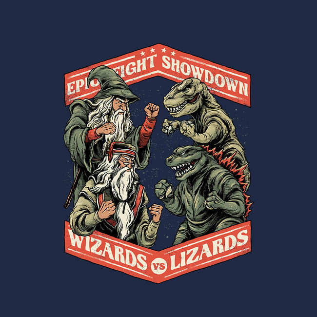 Wizards vs Lizards-womens fitted tee-glitchygorilla